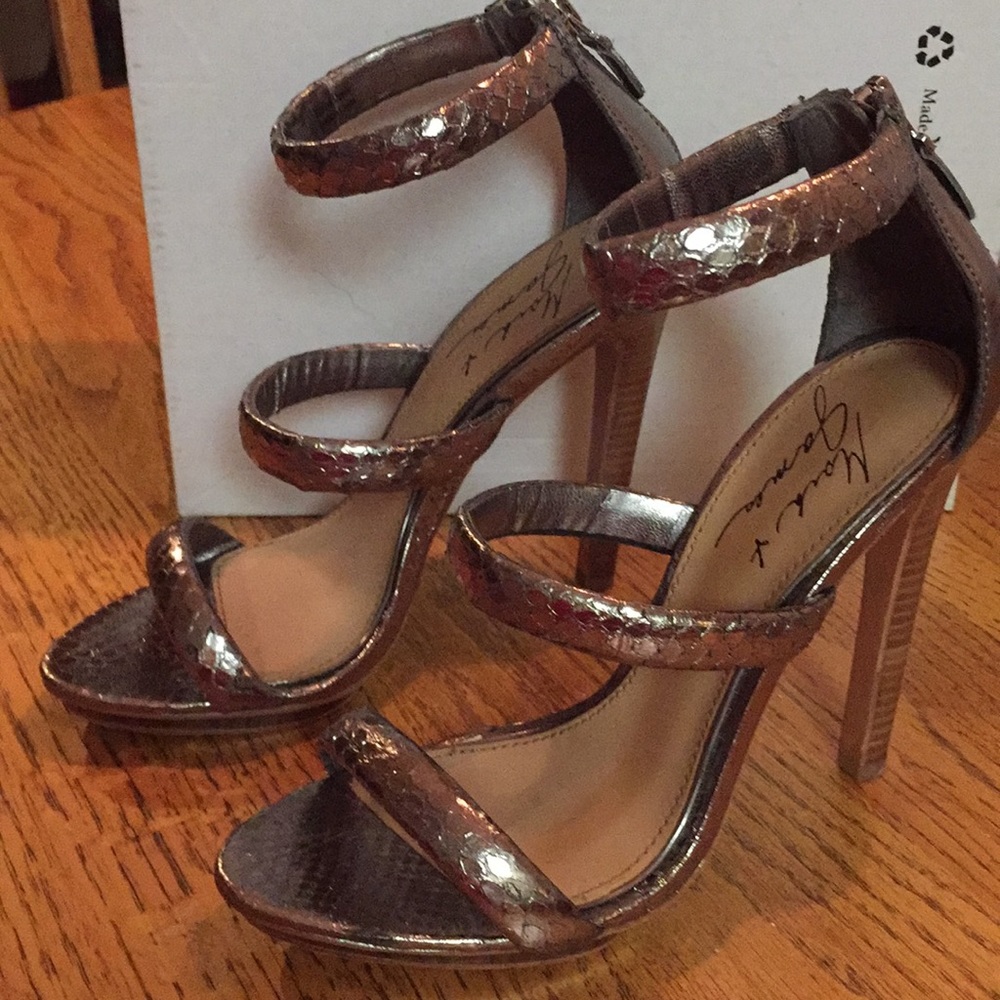 Badgley Mischka Mark and James Malana  heels.